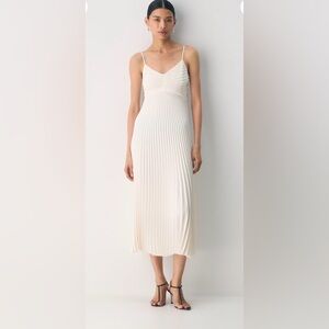 Aritzia babaton celebrate dress matte pearl
